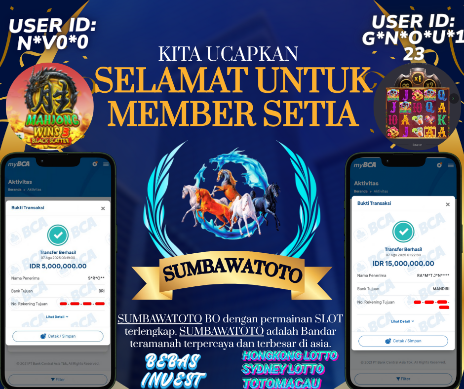 🏆 Bukti nyata situs terpercaya, itulah SumbawaToto!
